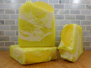 Sitting on the beach is not an option right now, but every time you wash your hands with the Limoncello Soap it takes you right back to the warm sunshine, the cool mist of the water, and that sweet but tangy drink in your hand.  Close your eyes, breathe deep and enjoy the soothing fragrance of lemons.  4.5 OZ bar Made with Olive Oil, Coconut Oil, and Castor Oil Lemongrass EO and a touch of Blue Sage fragrance Smooth and Creamy Lather