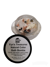 Load image into Gallery viewer, Fyn&#39;s Treasures Natural Colored Bath Bombs